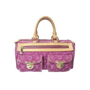 Louis Vuitton Neo Speedy Handbag Monogram Denim Pink